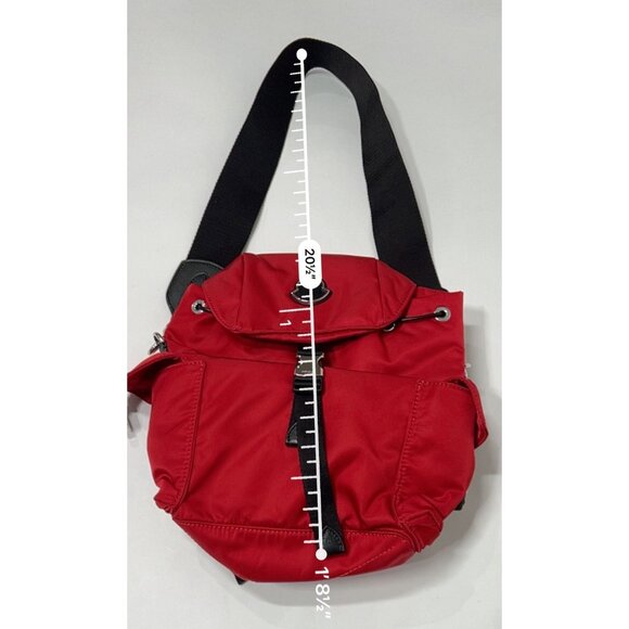 Moncler Dauphine Nylon Backpack in Dark Red - Picture 3 of 9